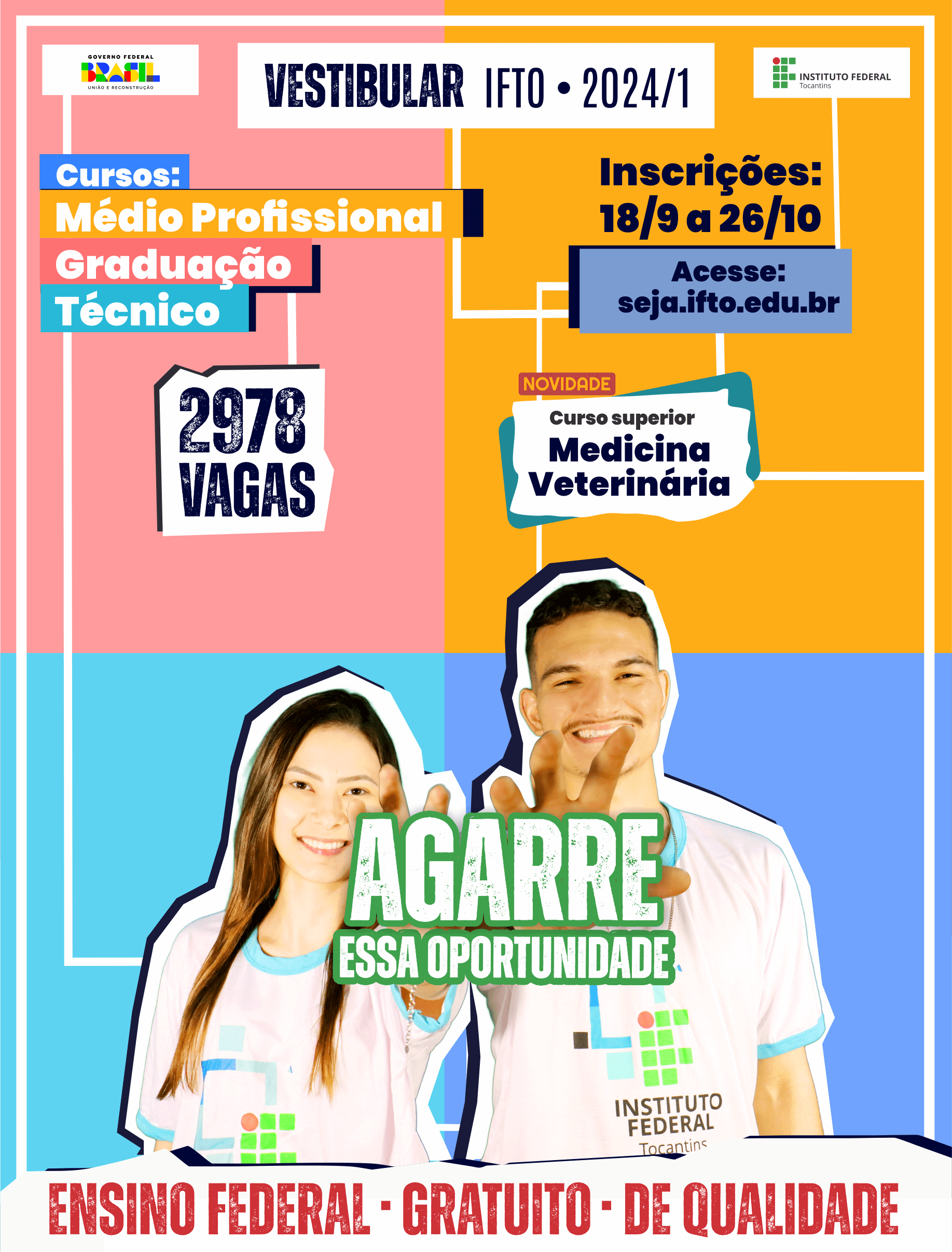 Abertas inscrições para o processo seletivo 2024 do IFTM - Portal O Lábaro